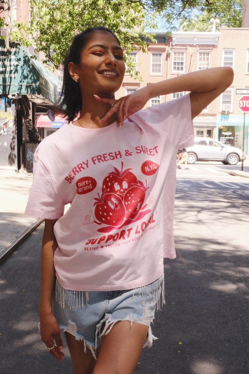 Berry Fresh + Sweet Graphic T-shirt - Image 5