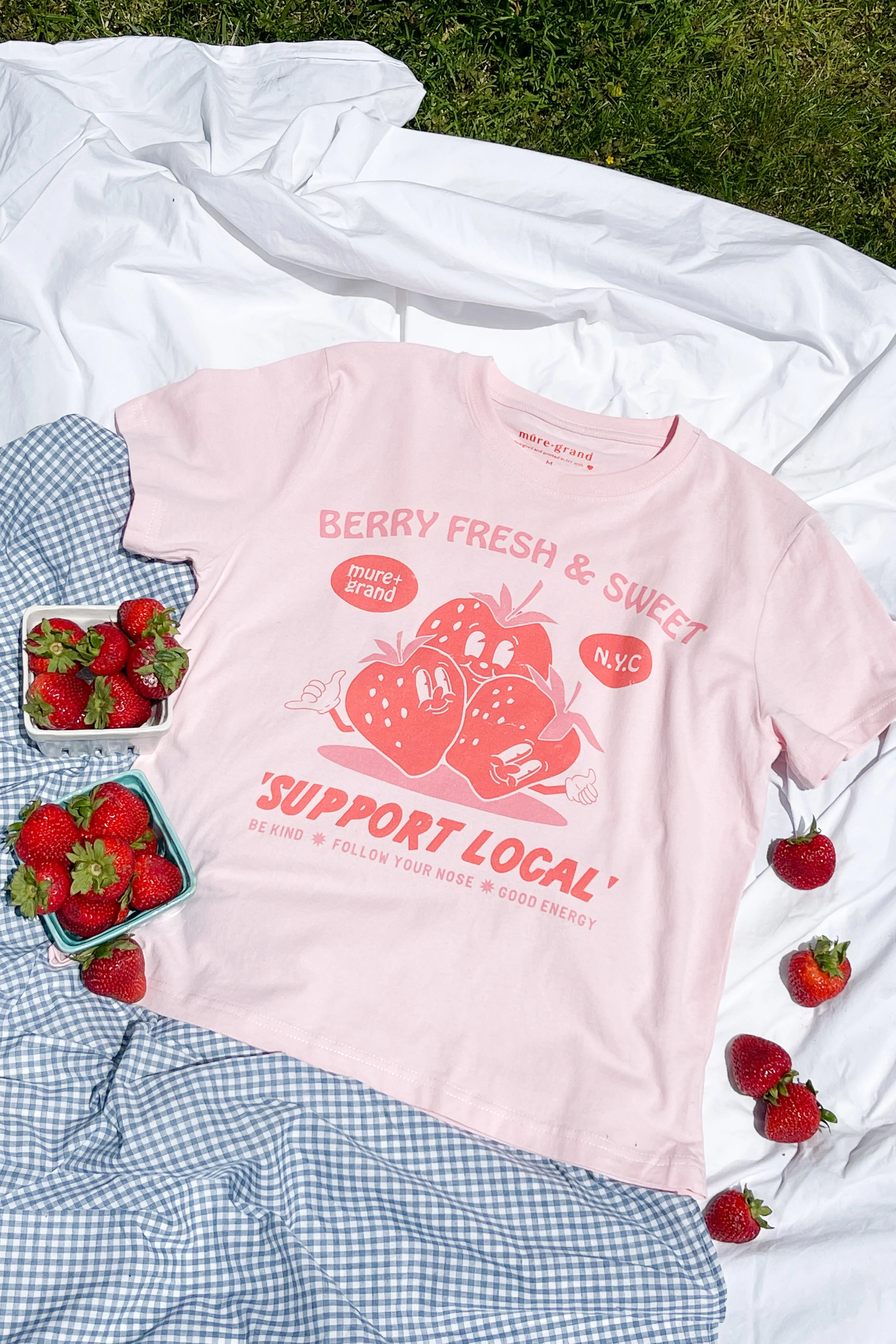 Berry Fresh + Sweet Graphic T-shirt - Image 6