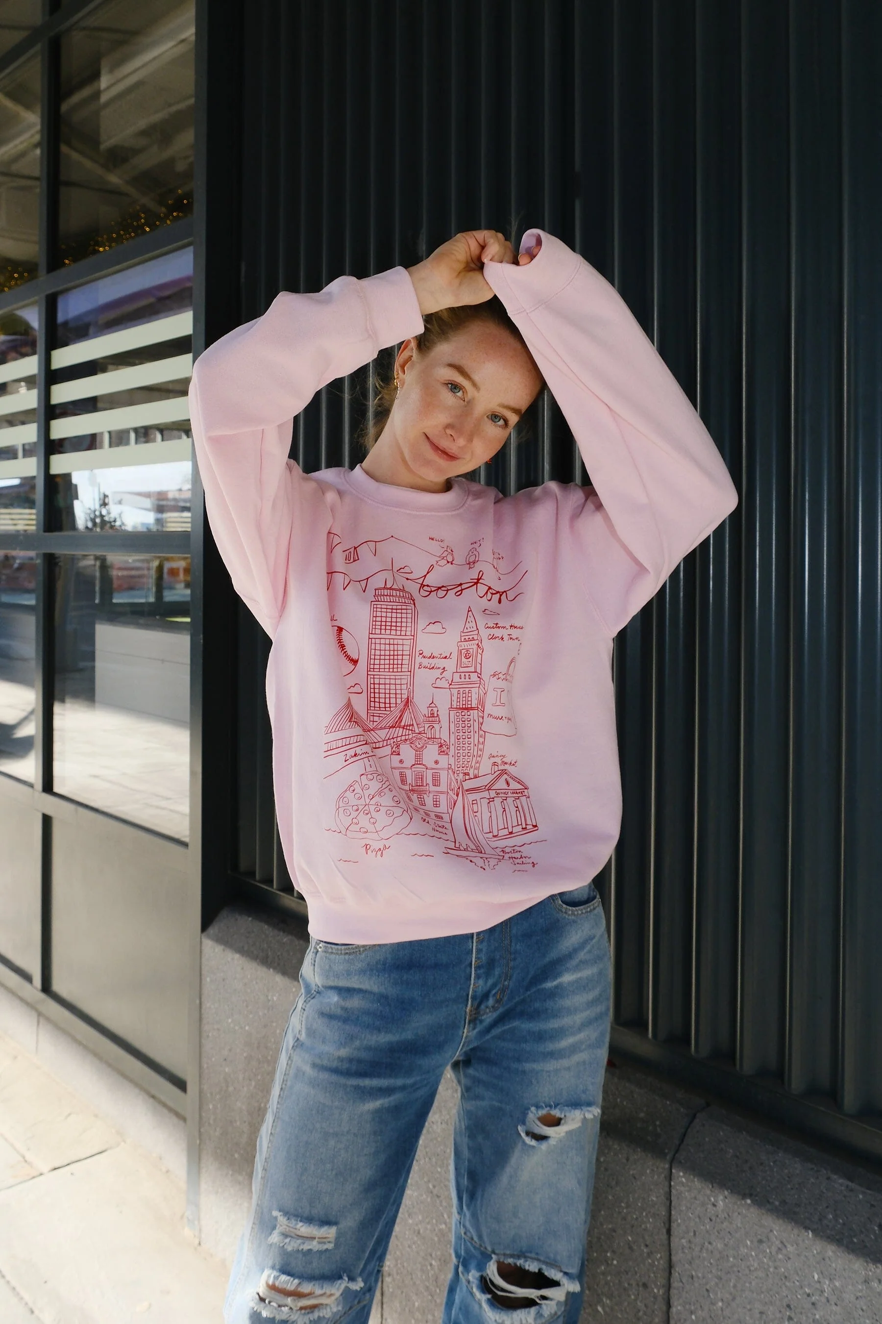 Boston Illustration Sweatshirt - Image 3