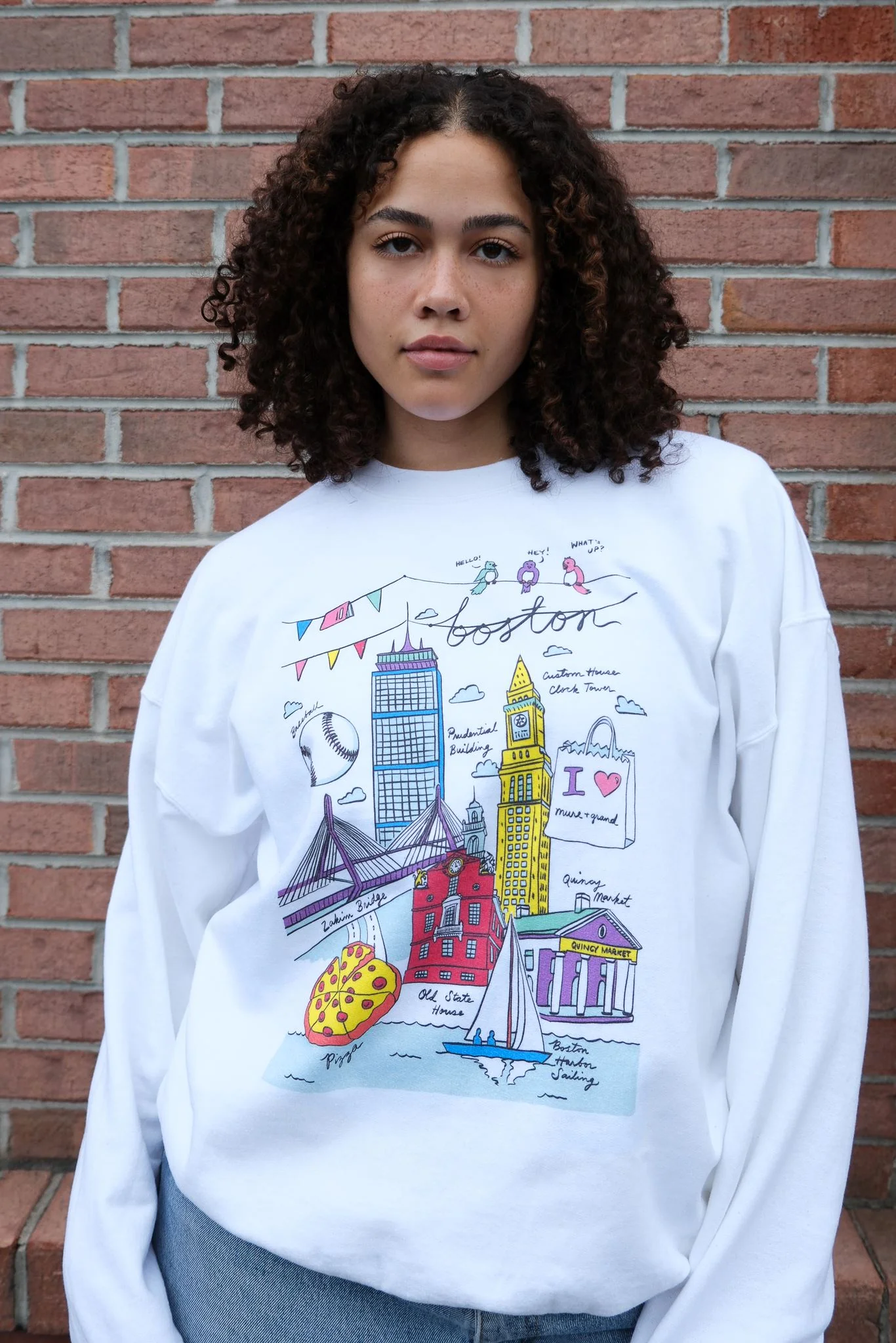 Boston Illustration Sweatshirt - Image 6