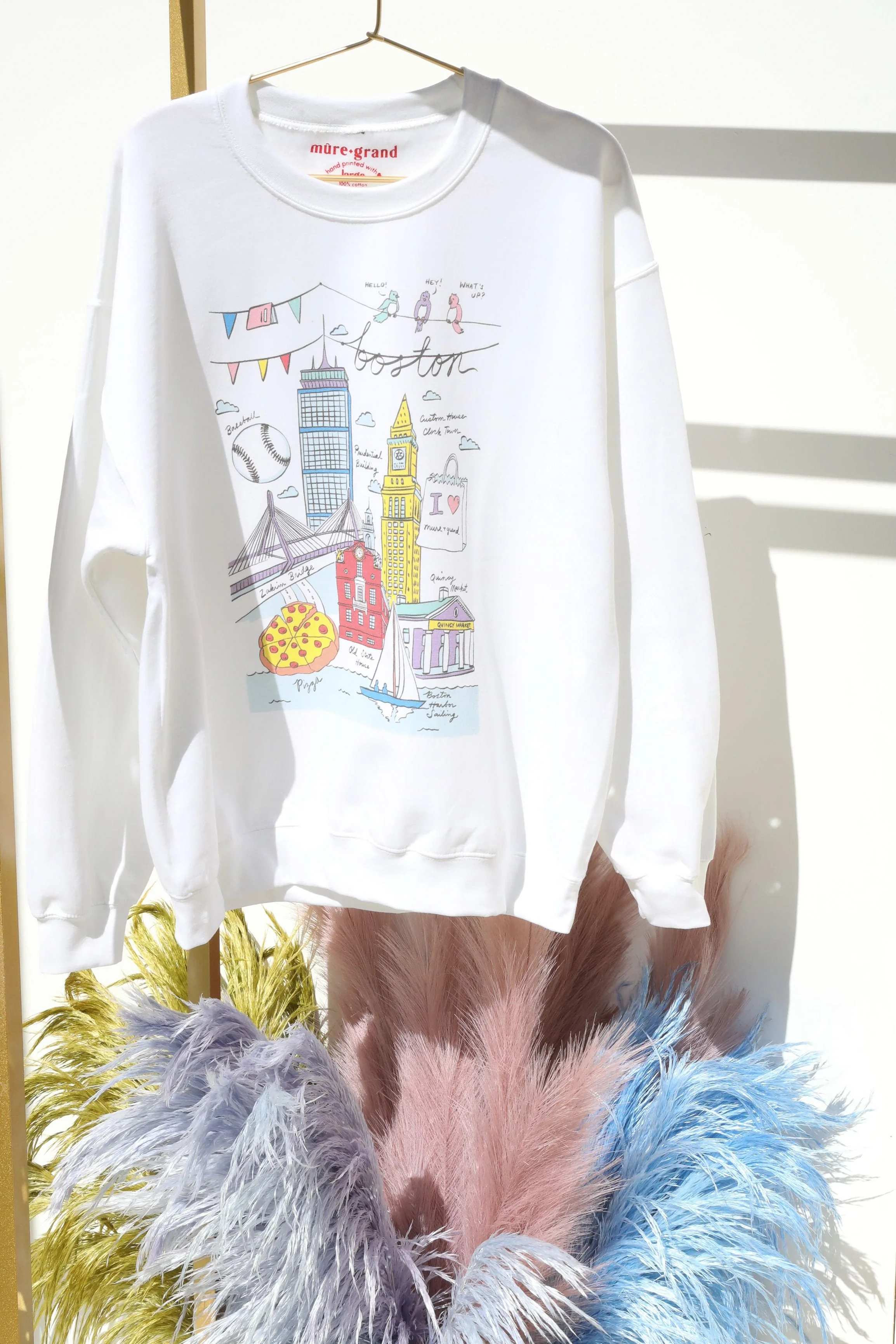 Boston Illustration Sweatshirt - Image 7