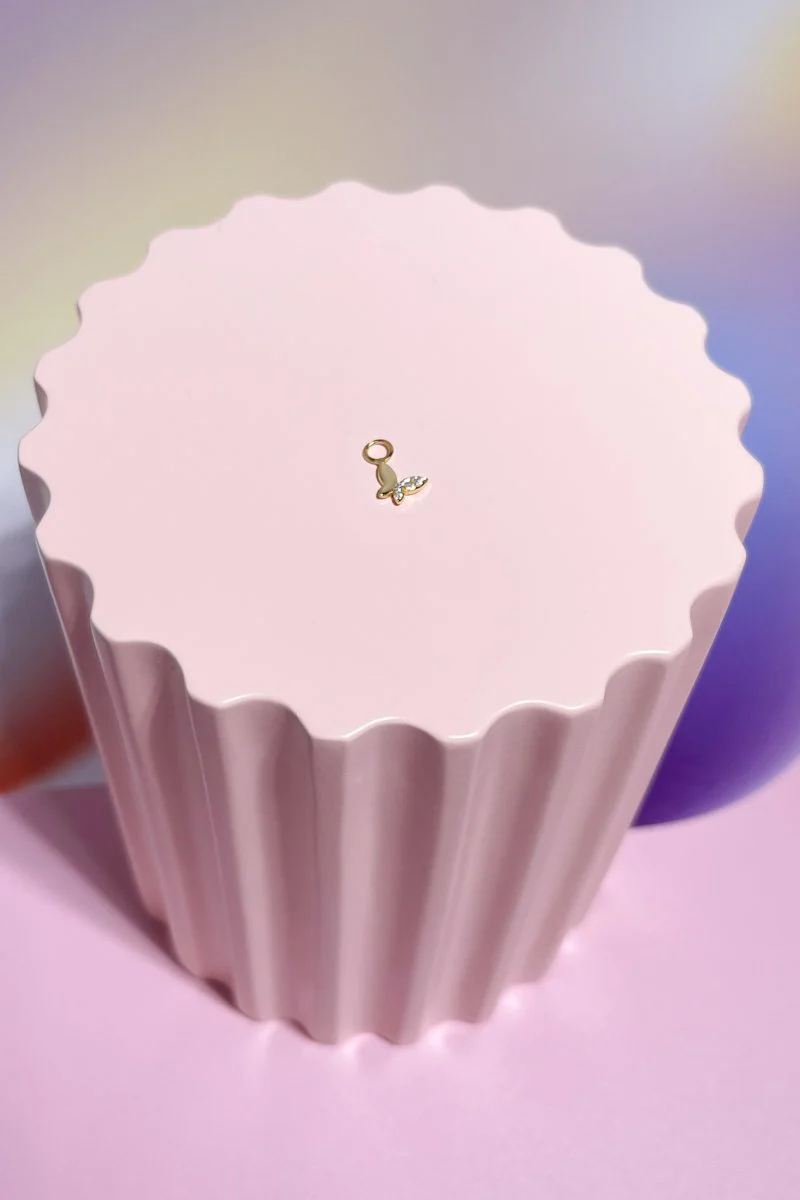 Butterfly Sterling Silver Dangle Charm - Image 3