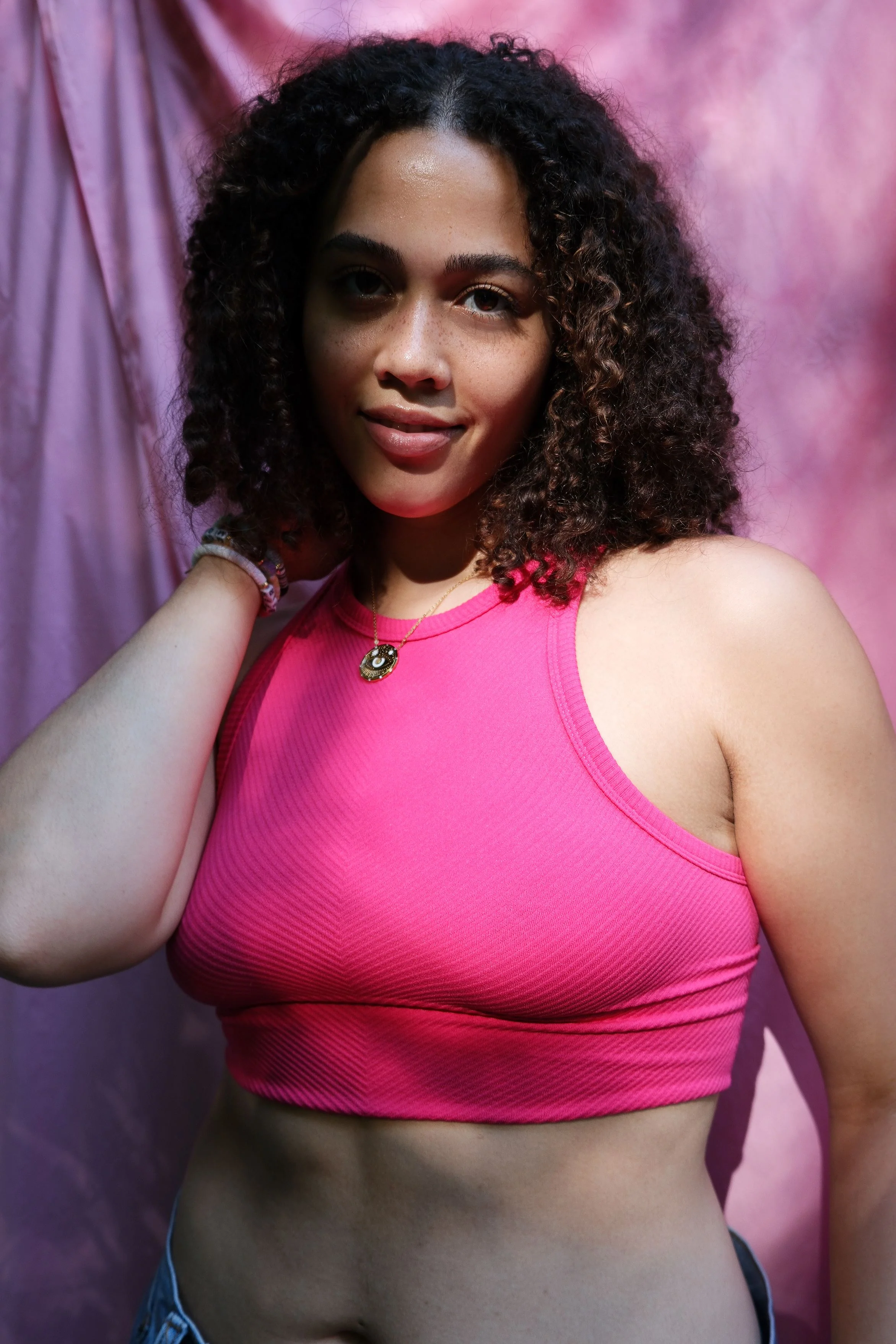 Freya High Neck Seamless Bra Top - Image 5