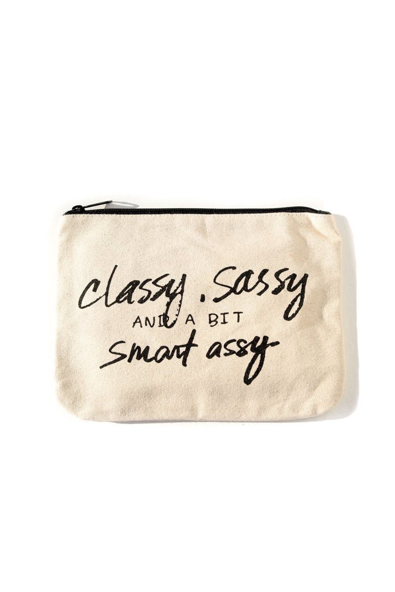 Classy Sassy and a Bit Smart Assy Canvas Pouch - Image 3