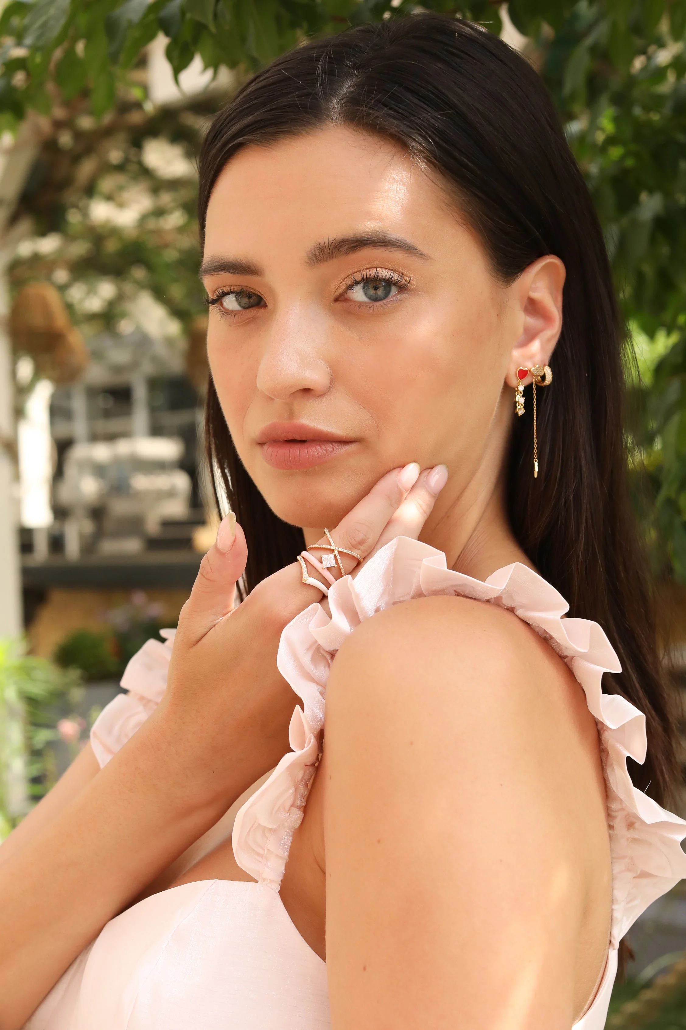 Cloud + Bolt Sterling Silver Drop Earrings - Image 3