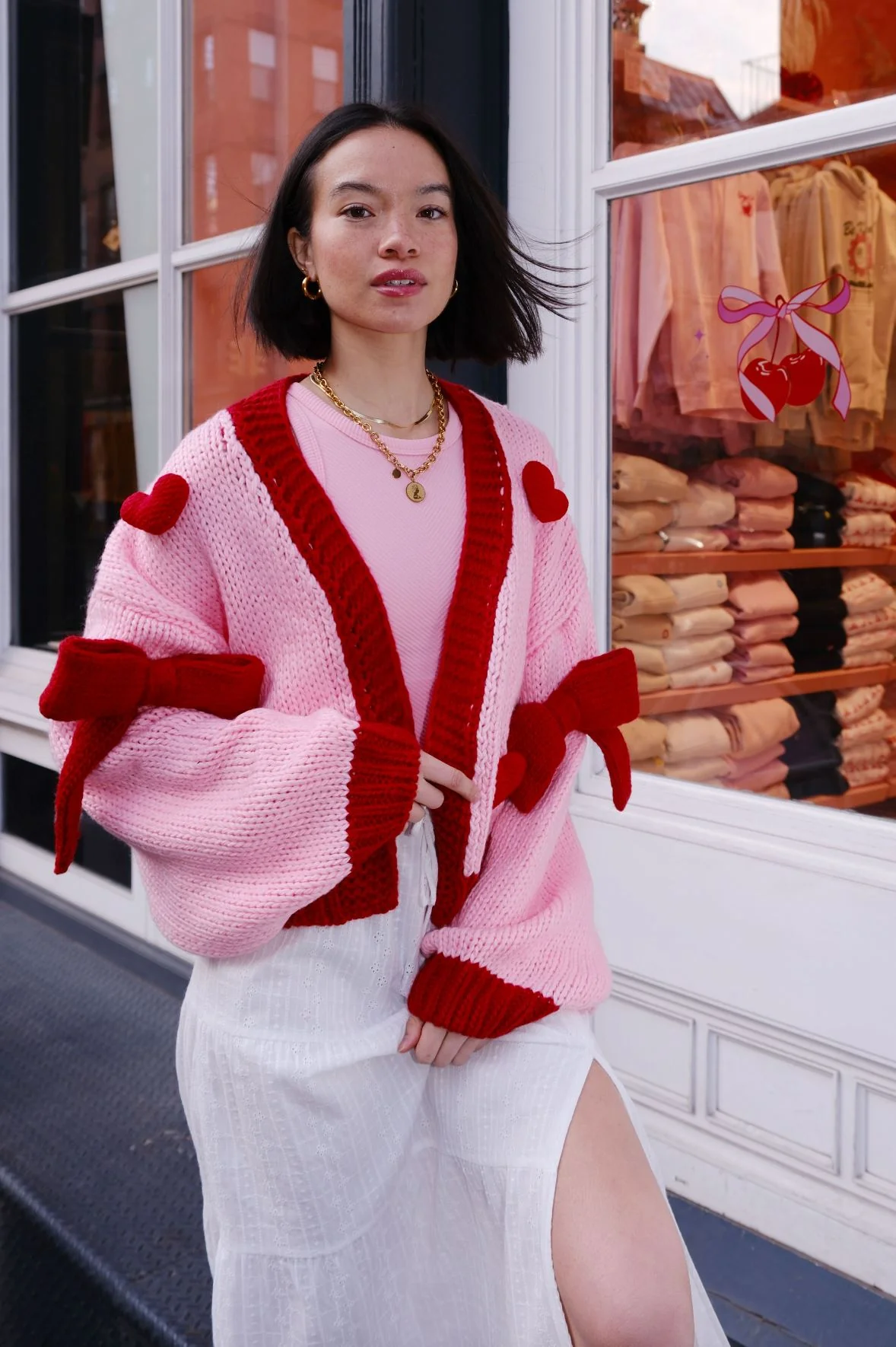 Follow Your Heart Puff Cardigan - Image 4