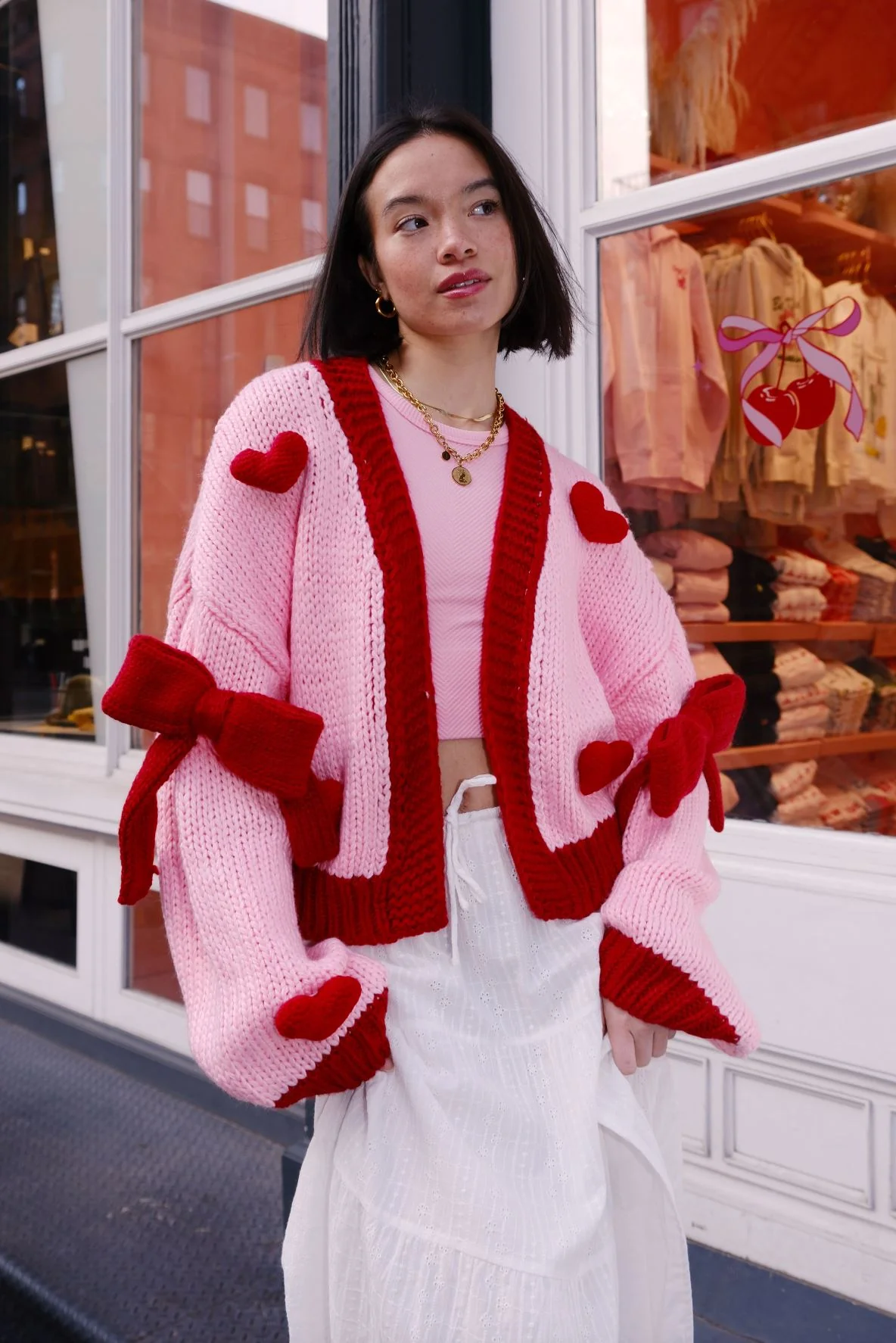 Follow Your Heart Puff Cardigan - Image 5