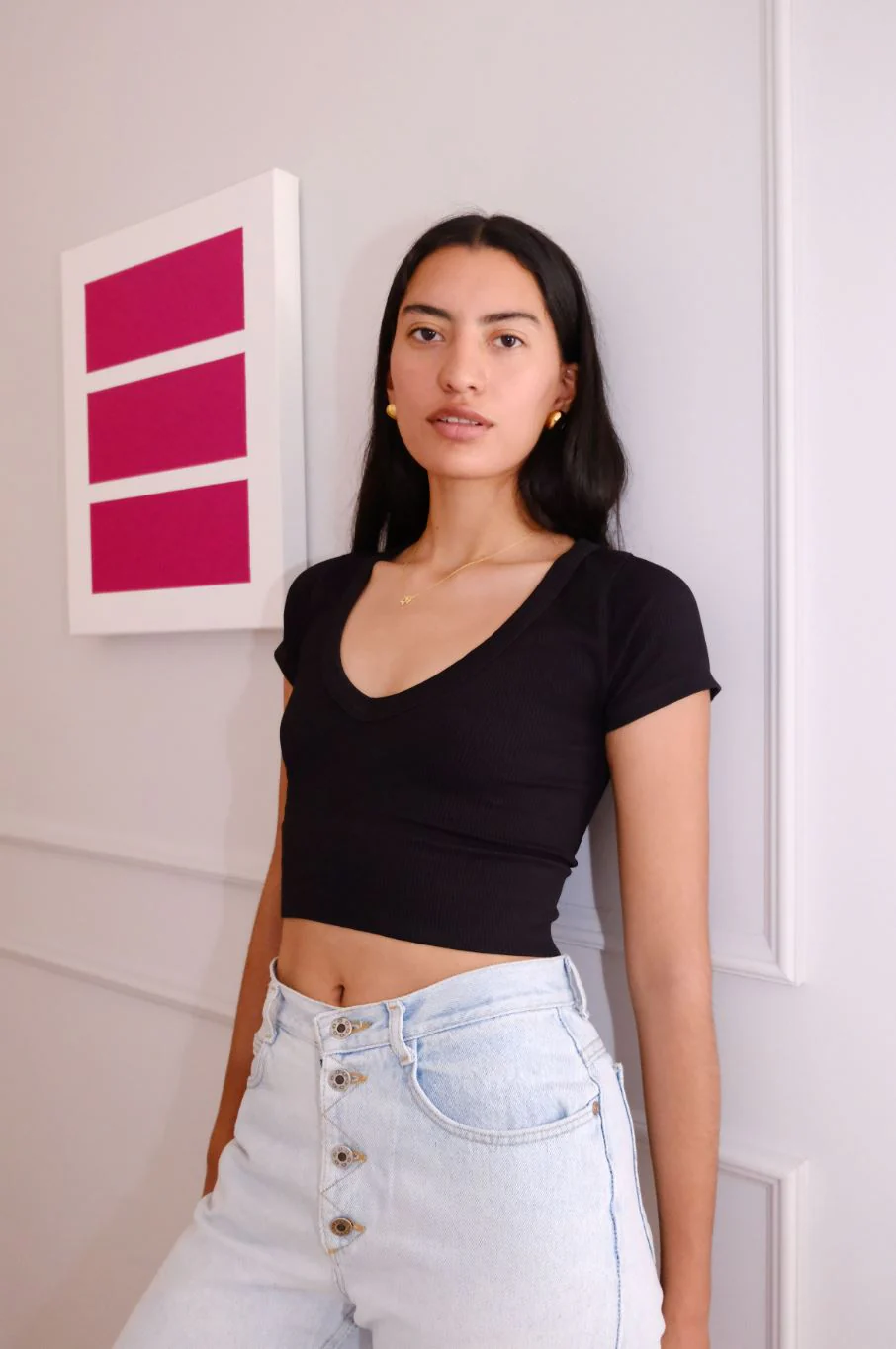 Jemma Seamless Cropped Tee - Image 4