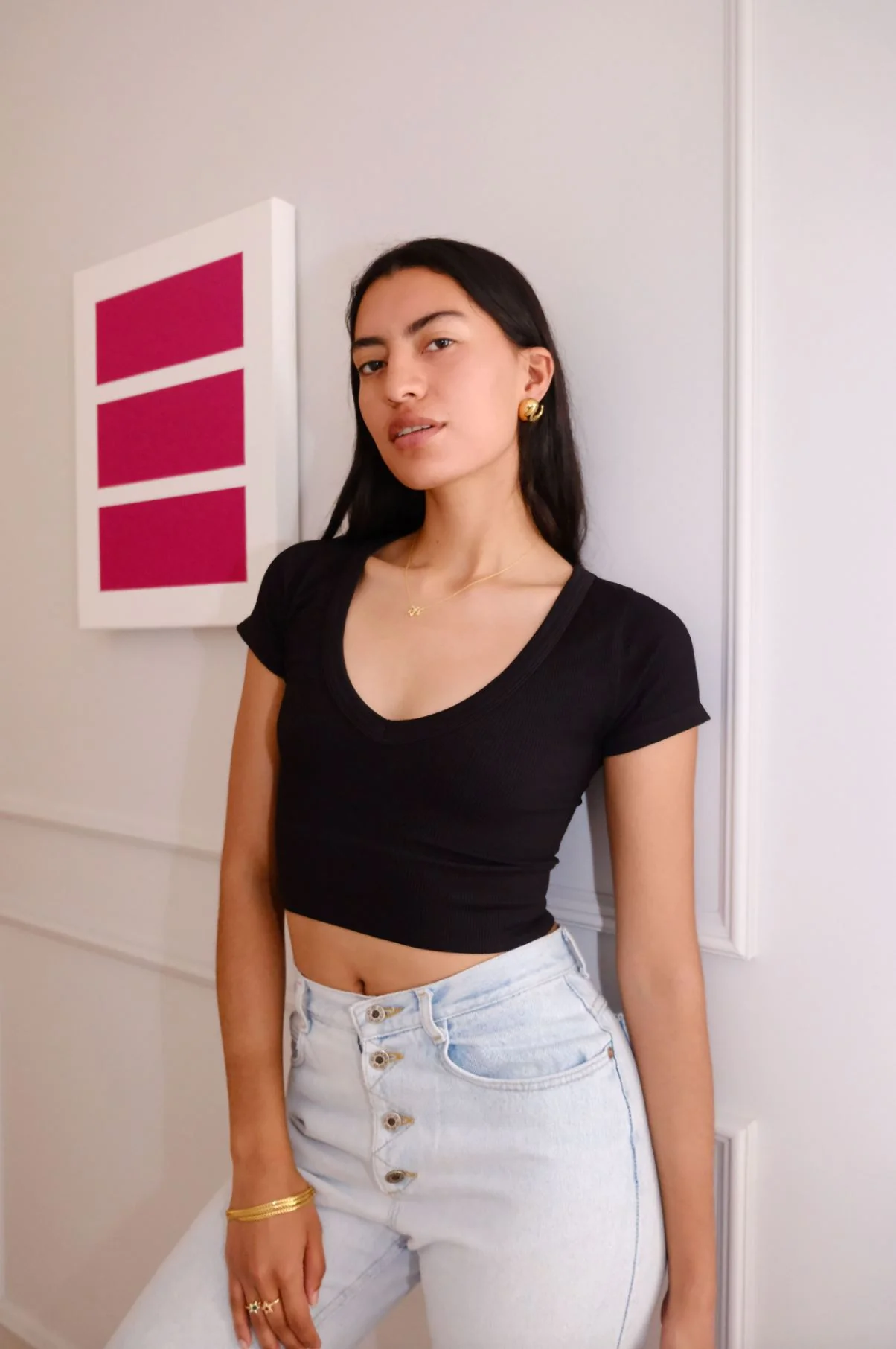 Jemma Seamless Cropped Tee - Image 6