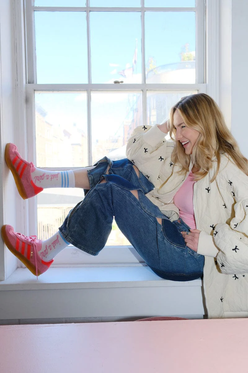 Just A Girl Tube Socks - Image 3