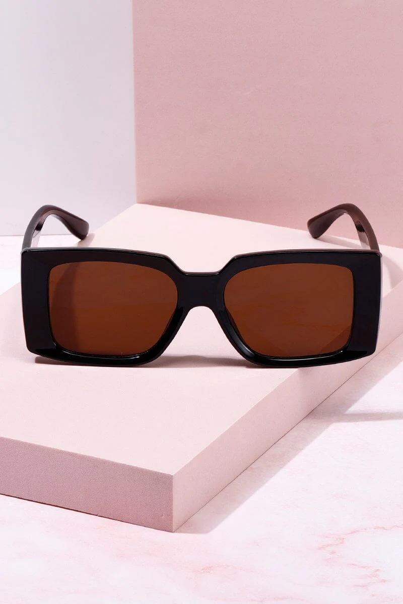 La Palma Square Frame Sunglasses - Image 4