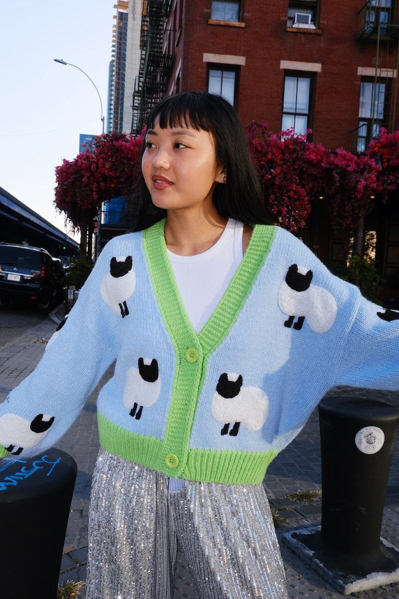 Little Lamb Puff Cardigan - Image 3