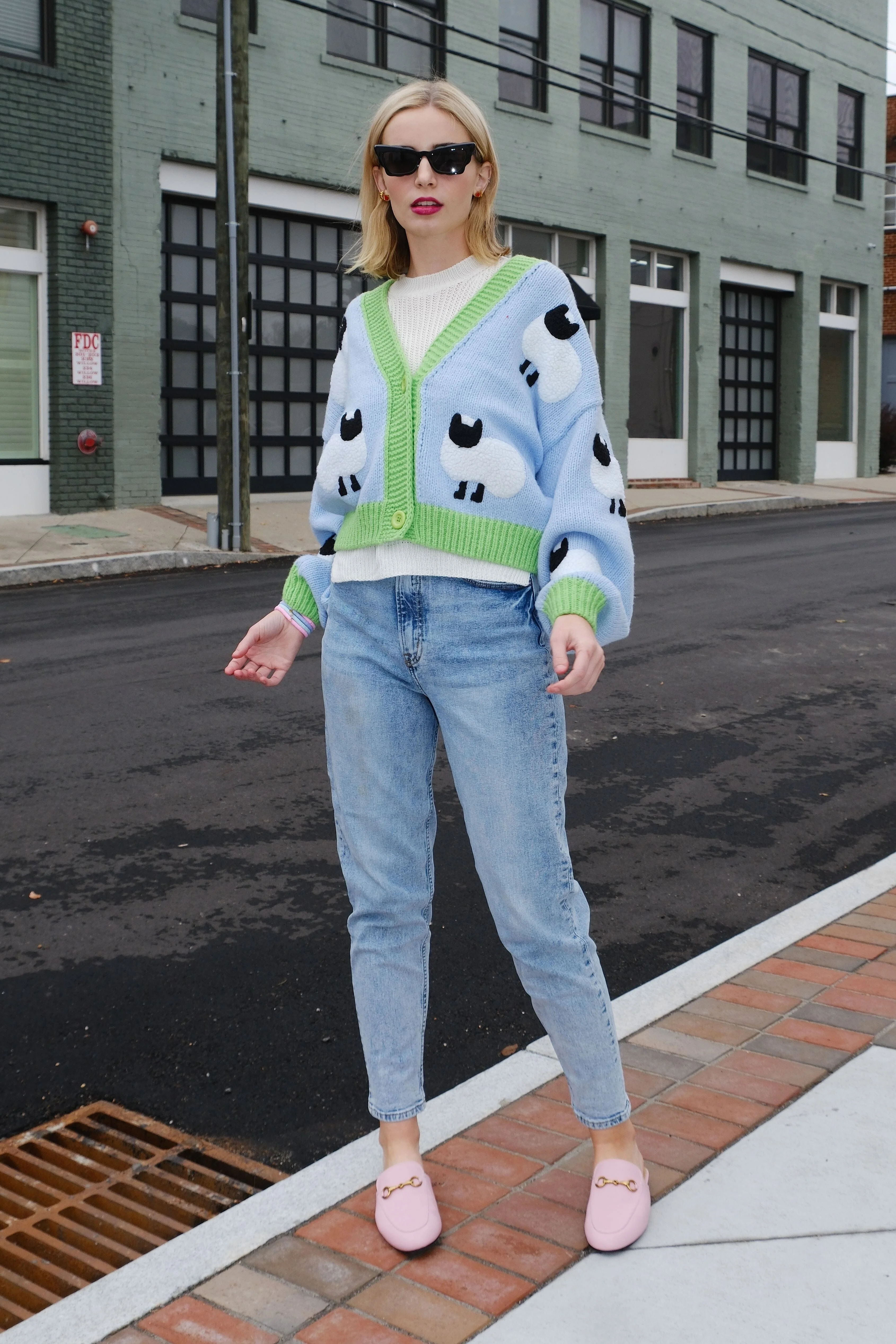 Little Lamb Puff Cardigan - Image 5