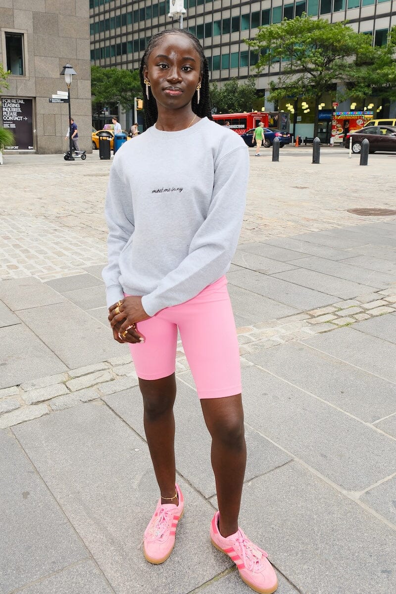 Meet Me in NY Embroidered Sweatshirt - Image 3