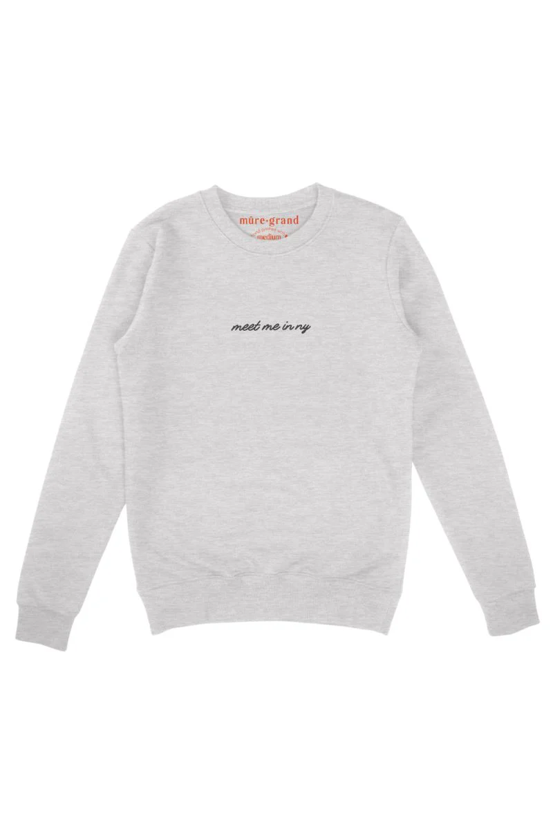 Meet Me in NY Embroidered Sweatshirt - Image 9
