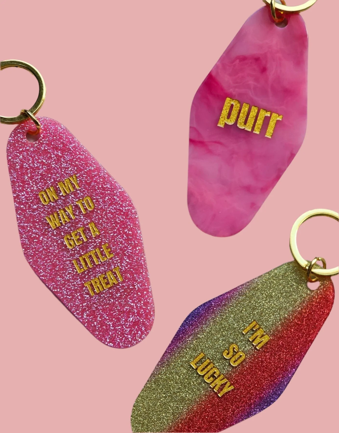 On My Way to Get a Little Treat Motel Keychain - Image 3