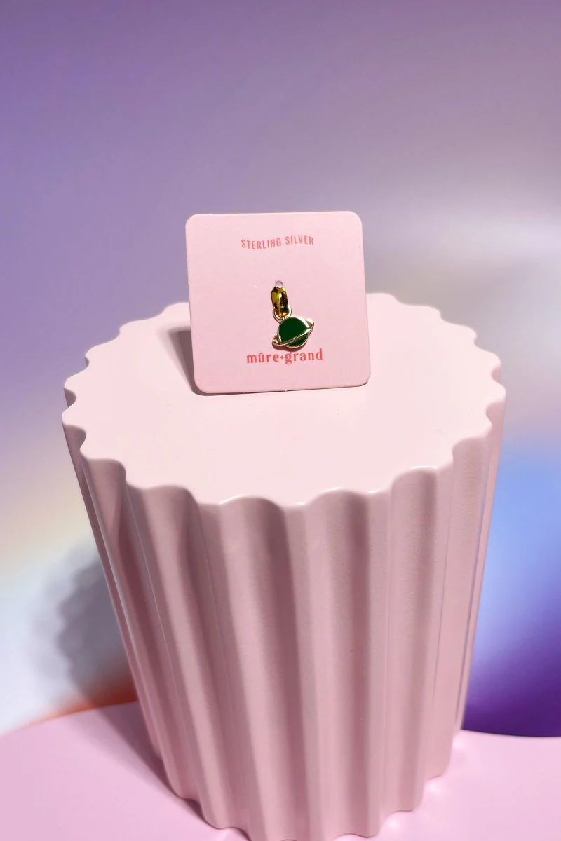 Saturn Sterling Silver Dangle Charm - Image 5