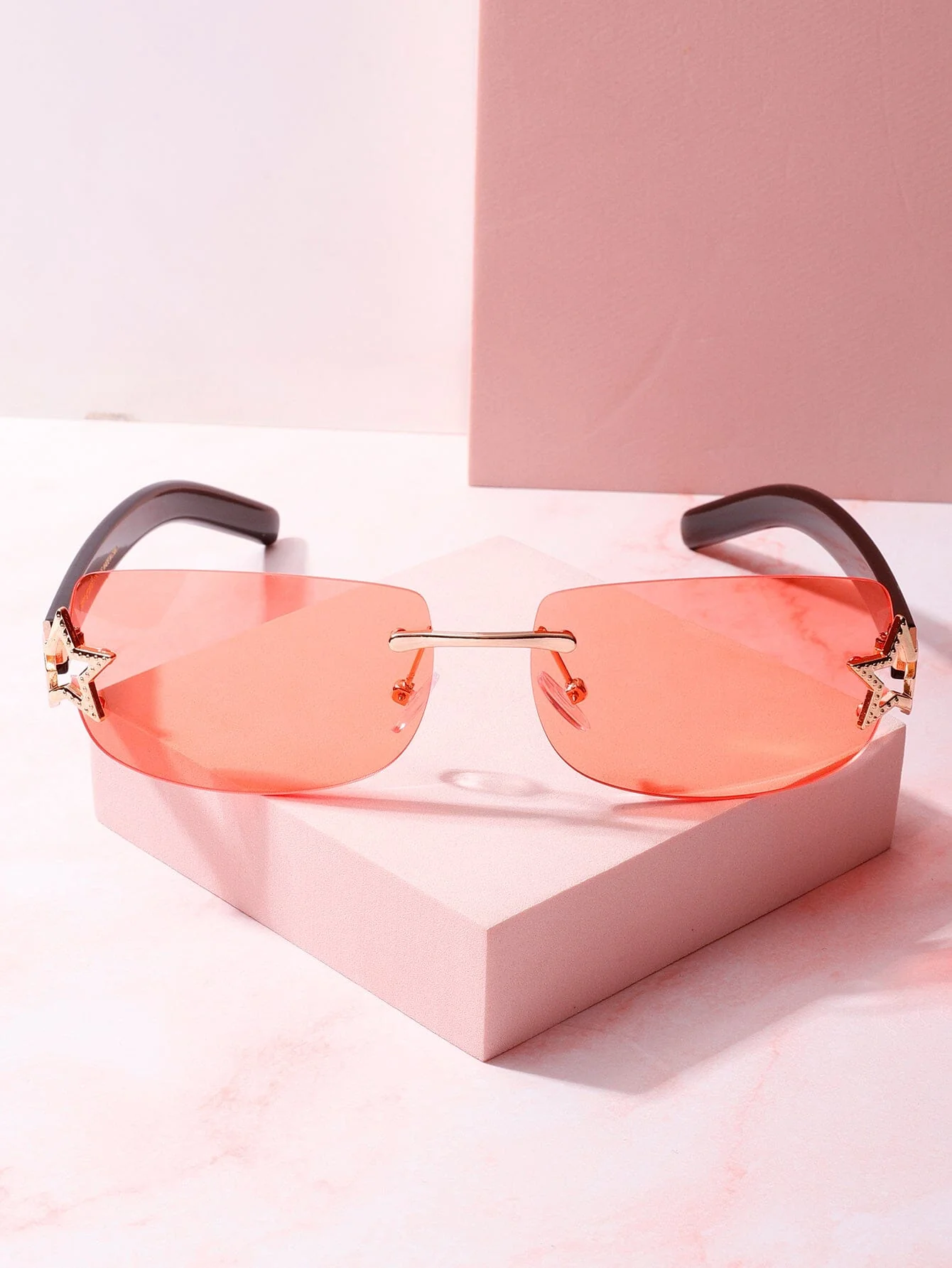 Space Cowboy Rimless Sunglasses - Image 3