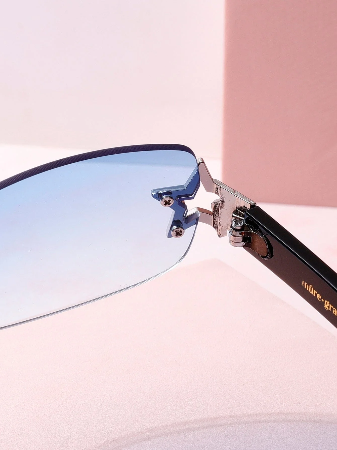 Space Cowboy Rimless Sunglasses - Image 6