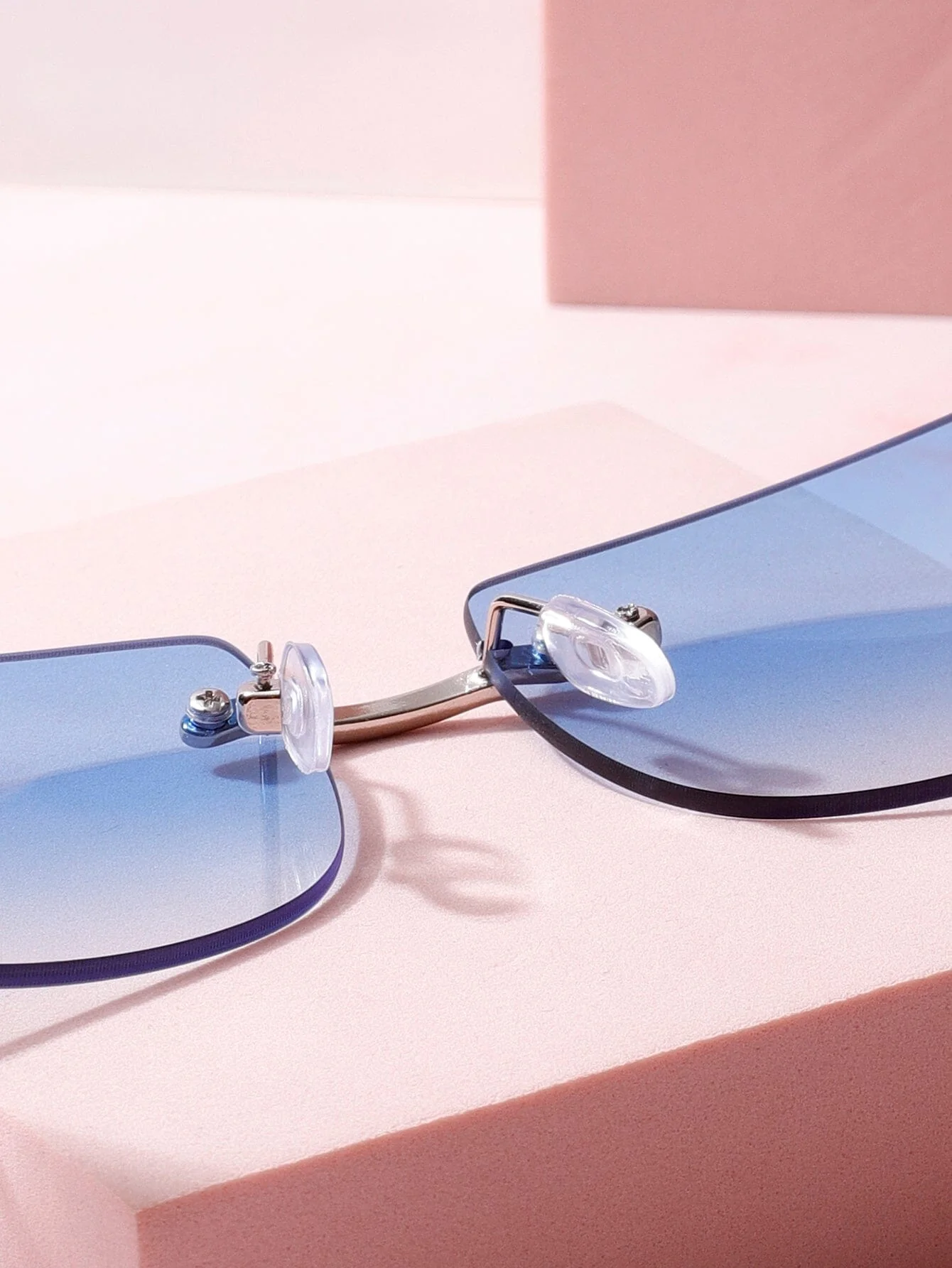 Space Cowboy Rimless Sunglasses - Image 7