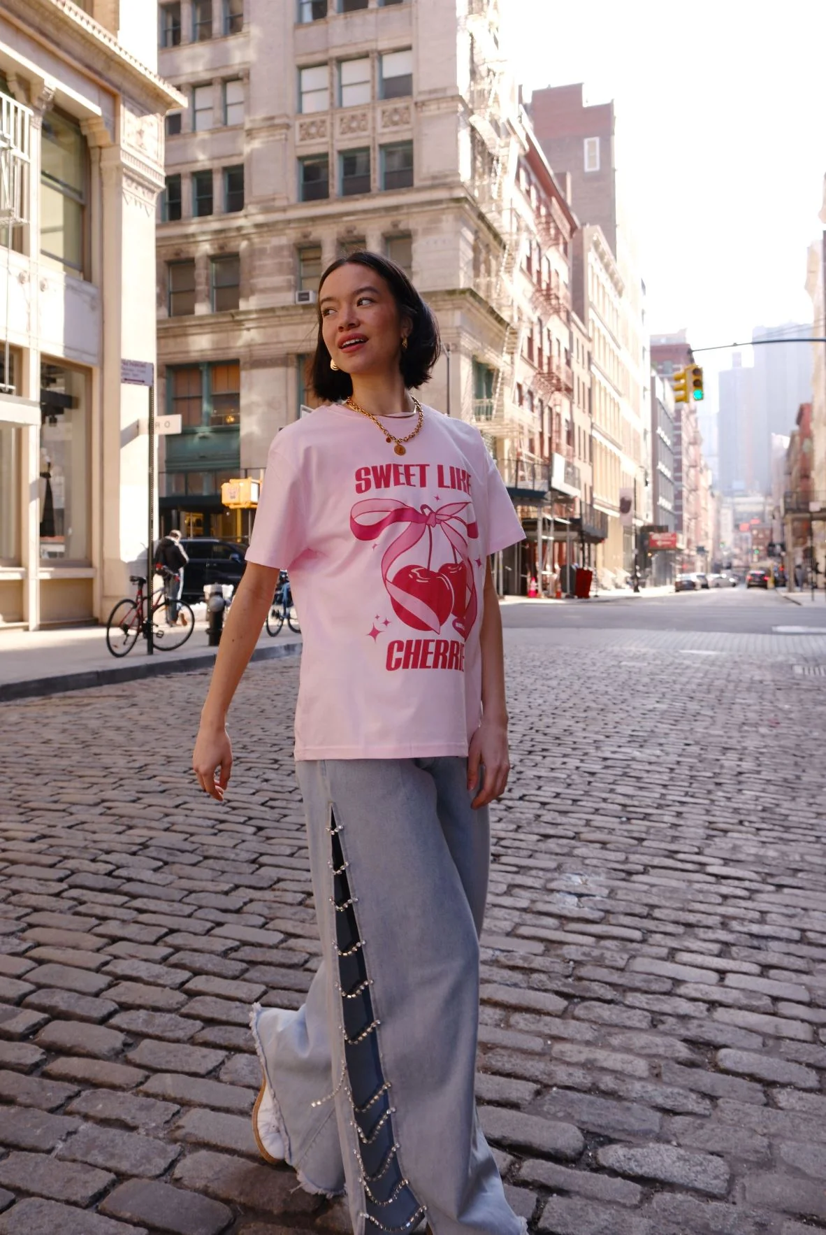 Sweet Like Cherries Graphic T-Shirt - Image 10