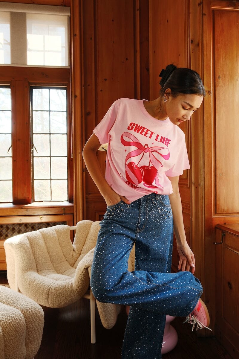 Sweet Like Cherries Graphic T-Shirt - Image 6