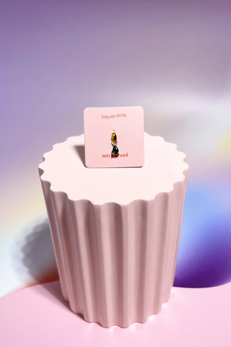 Tear Drop Sterling Silver Dangle Charm - Image 3