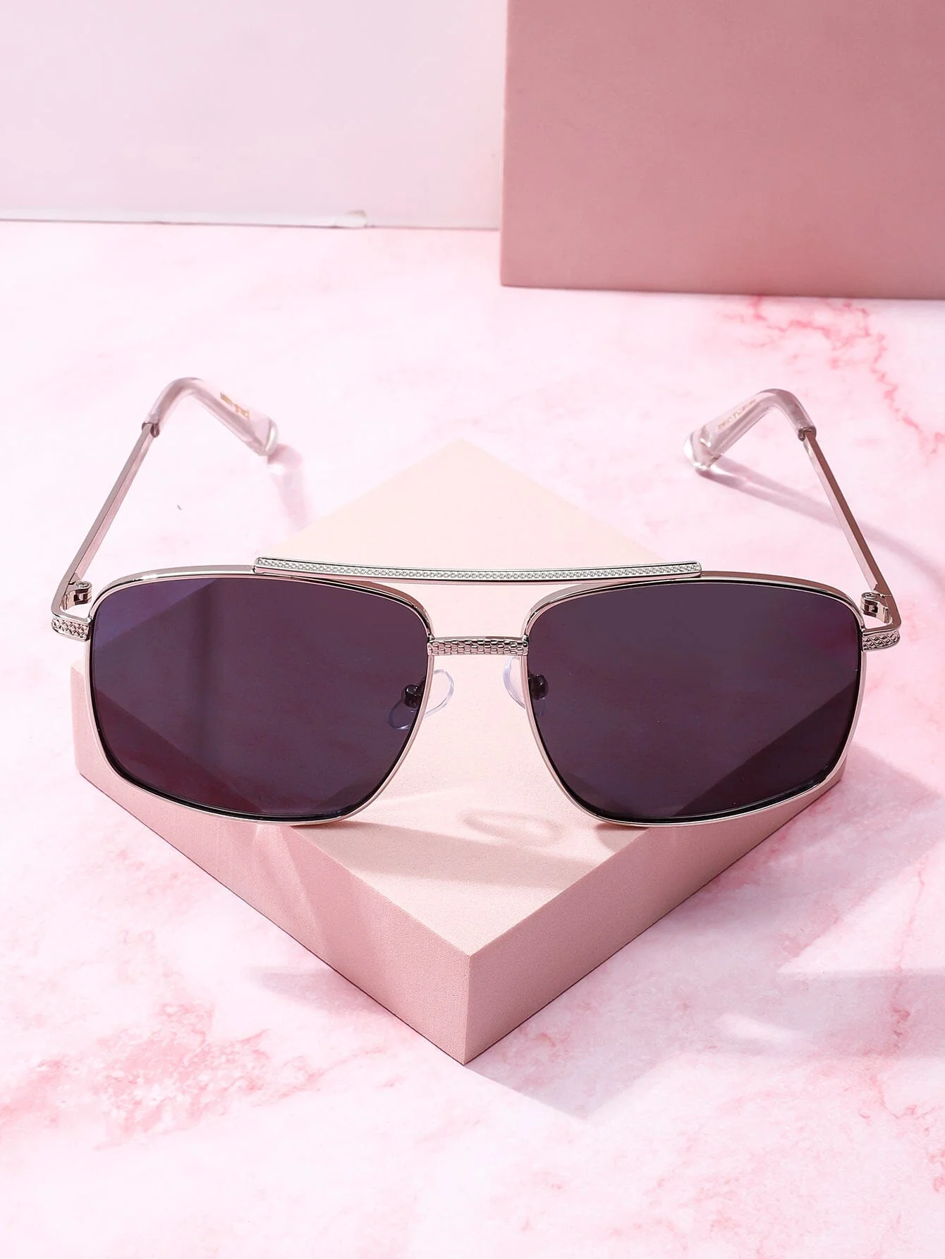 West Palm Metal Frame Aviator Sunglasses - Image 3