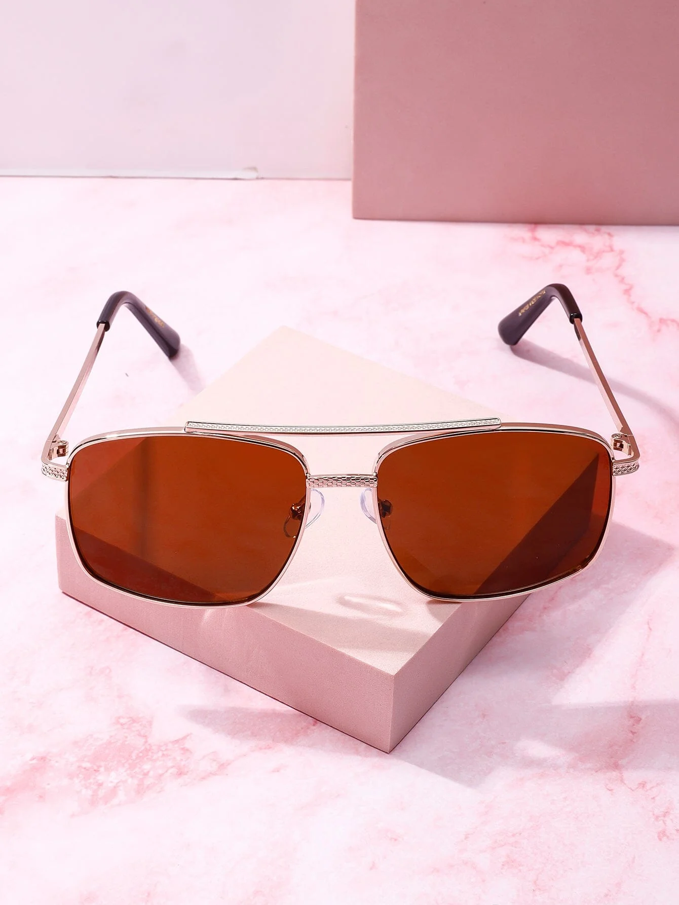 West Palm Metal Frame Aviator Sunglasses - Image 4