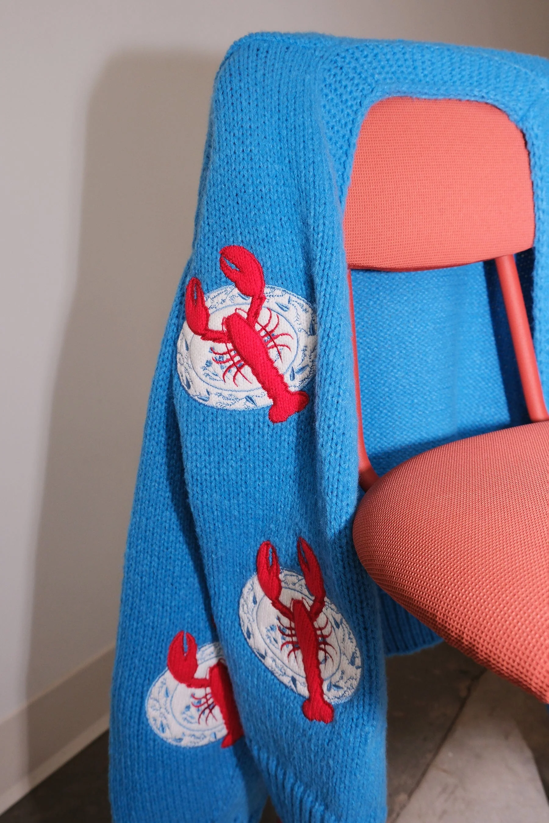 You're A Reel Catch Puff Cardigan - Image 4